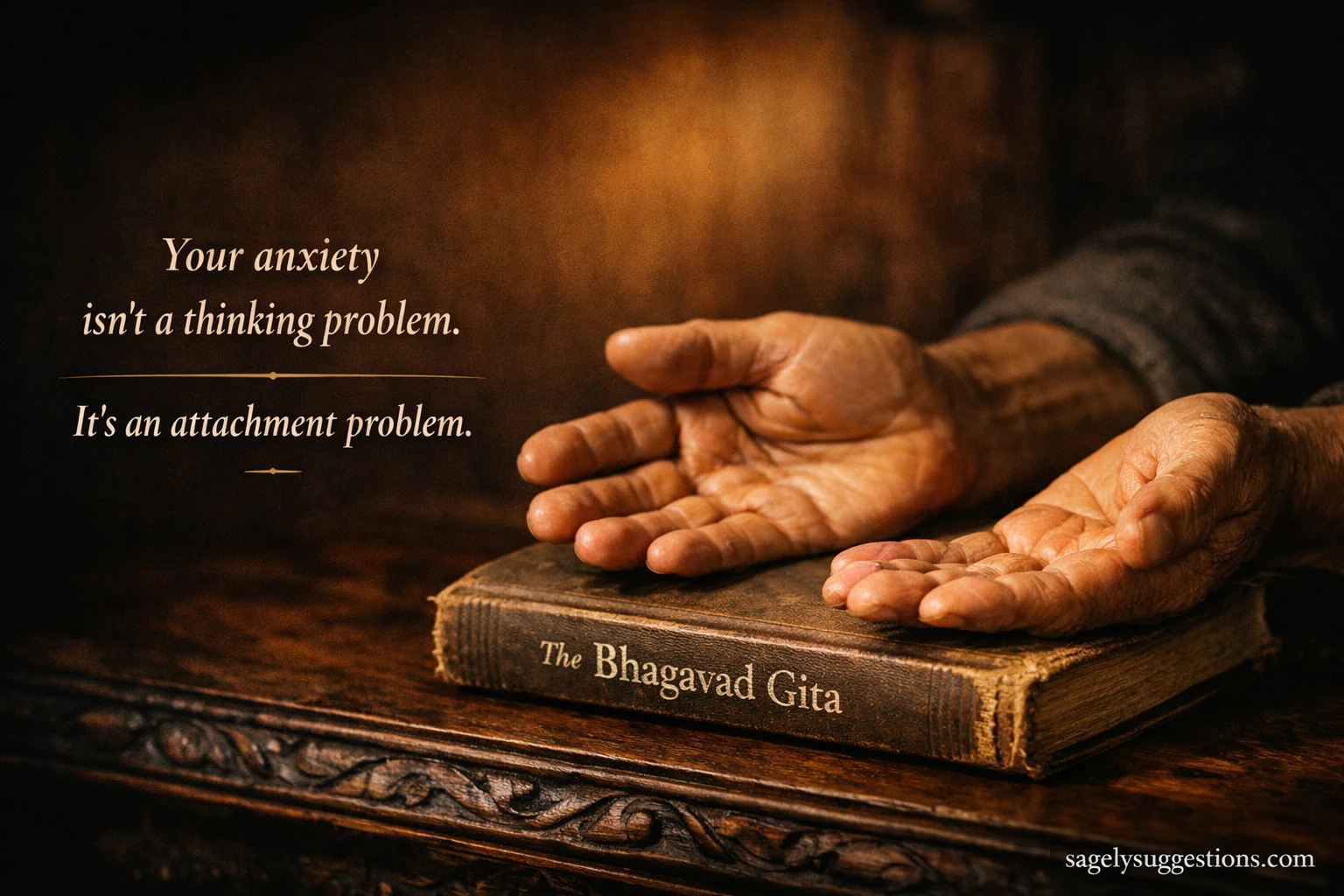 Bhagavad Gita for Anxiety: 7 Verses That Rewire Overthinking